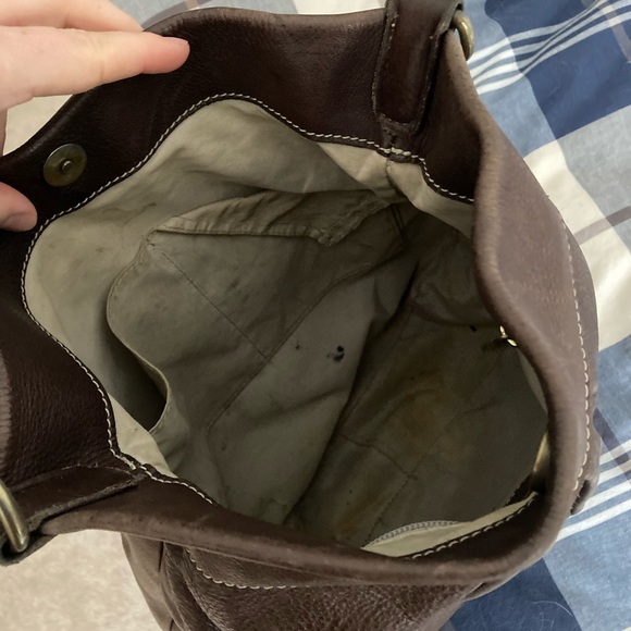 Roots Dark Brown Leather Bag - Picture 7 of 9